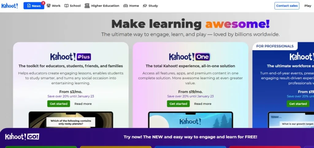 Kahoot! - Online Assessment Tools