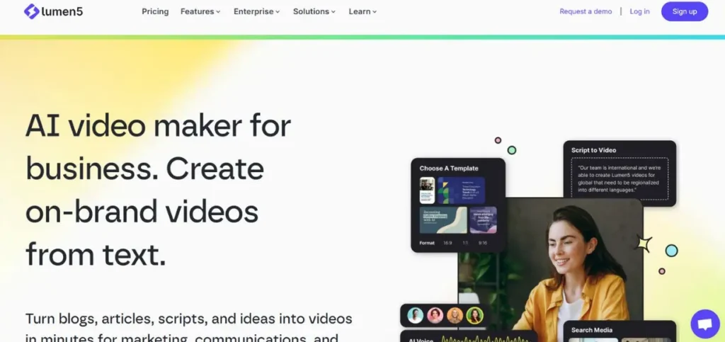 Lumen5 - AI YouTube Shorts Generators