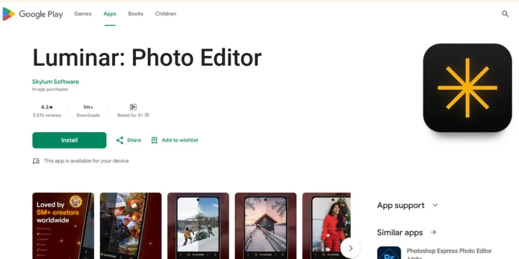 Luminar - Trending Apps in India