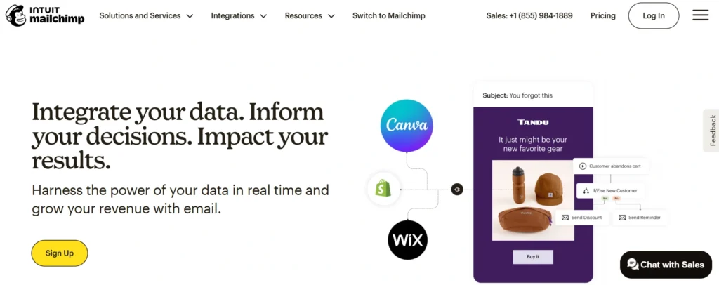 Email Marketing Tools
- Mailchimp
