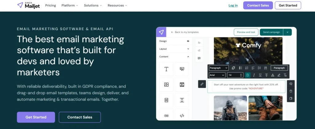 Email Marketing Tools
- Mailjet