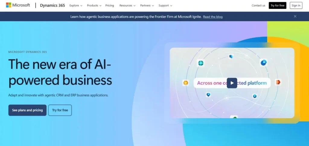 Microsoft Dynamics 365 - Best CRM Software