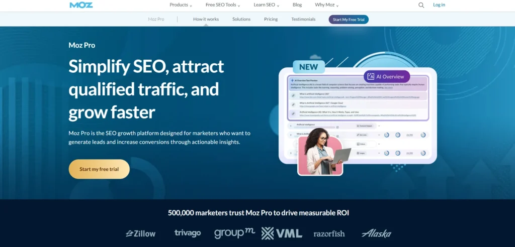 Digital Marketing Tools
- Moz Pro