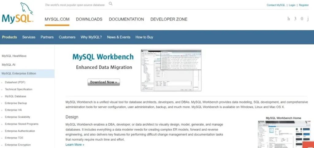 MySQL Workbench - SQL Server Data Tools