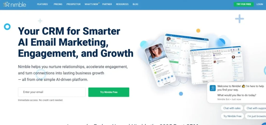 Nimble - Best CRM Software
