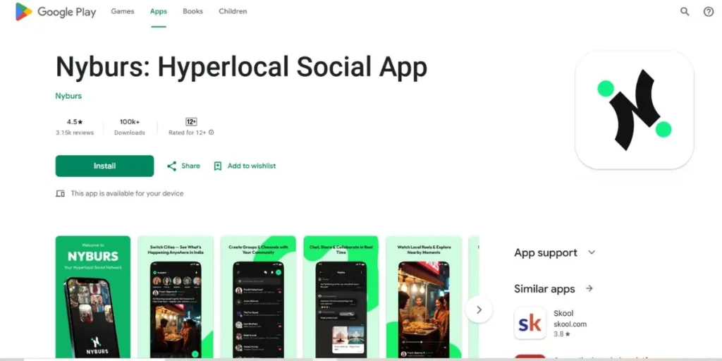 Nyburs - Trending Apps in India