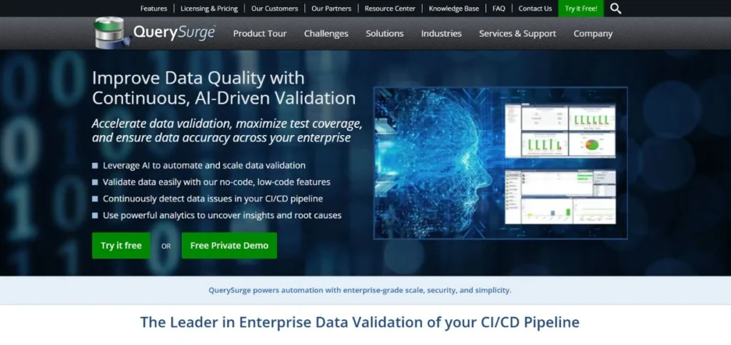 QuerySurge - Data Validation Tools