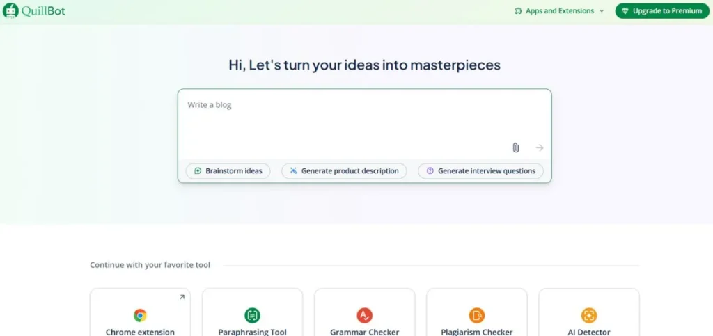 Quillbot - AI Content Writing Tools