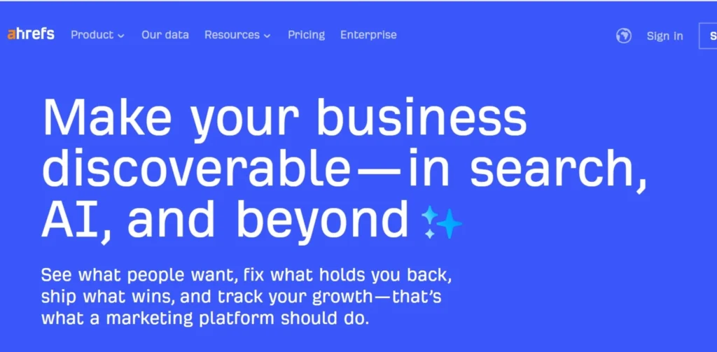 Rank Tracker Tools - Ahrefs