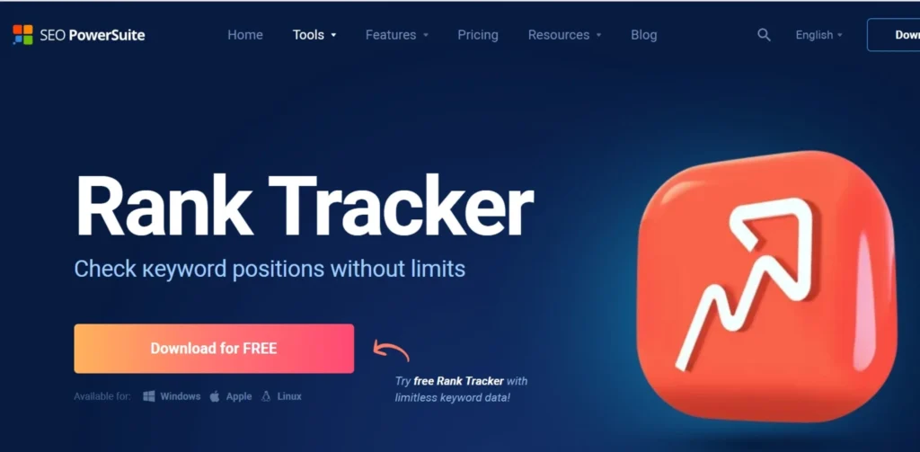 Rank Tracker Tools - Rank Tracker by SEO PowerSuite