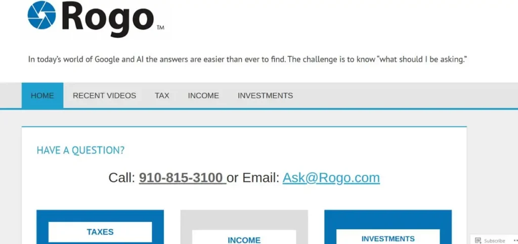 Rogo - AI Tools for Financial Research
