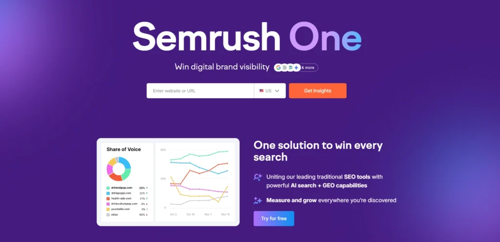 Digital Marketing Tools
- SEMrush
