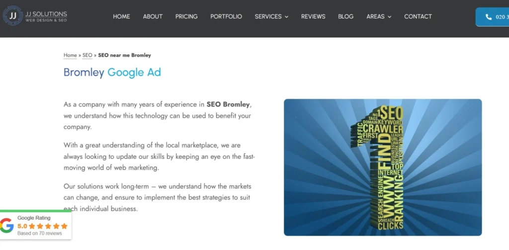 SEO Companies in Bromley - JJ Solutions