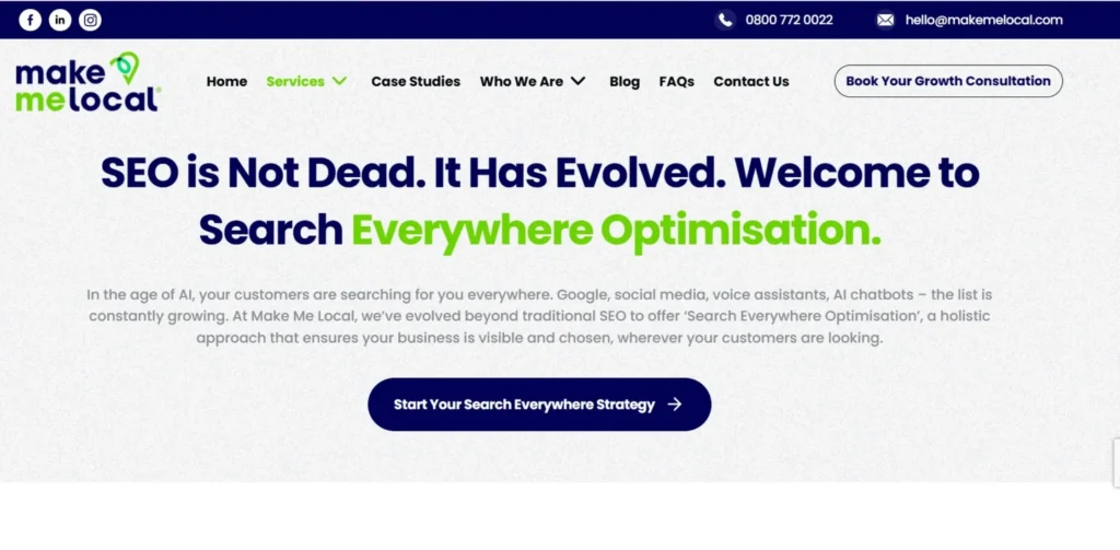 SEO Companies in Bromley - Make Me Local