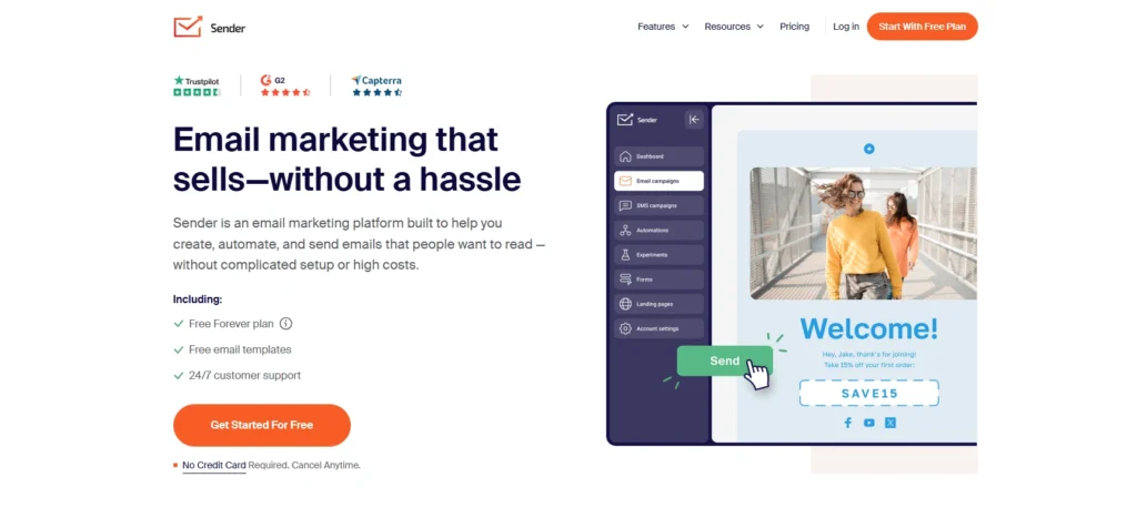 Digital Marketing Tools
- Sender