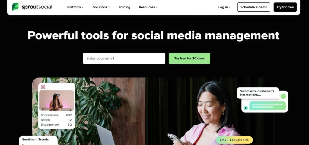 Sprout Social - Social Media Analytics Tools