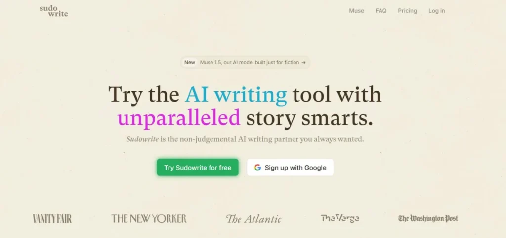 Sudowrite - AI Content Writing Tools