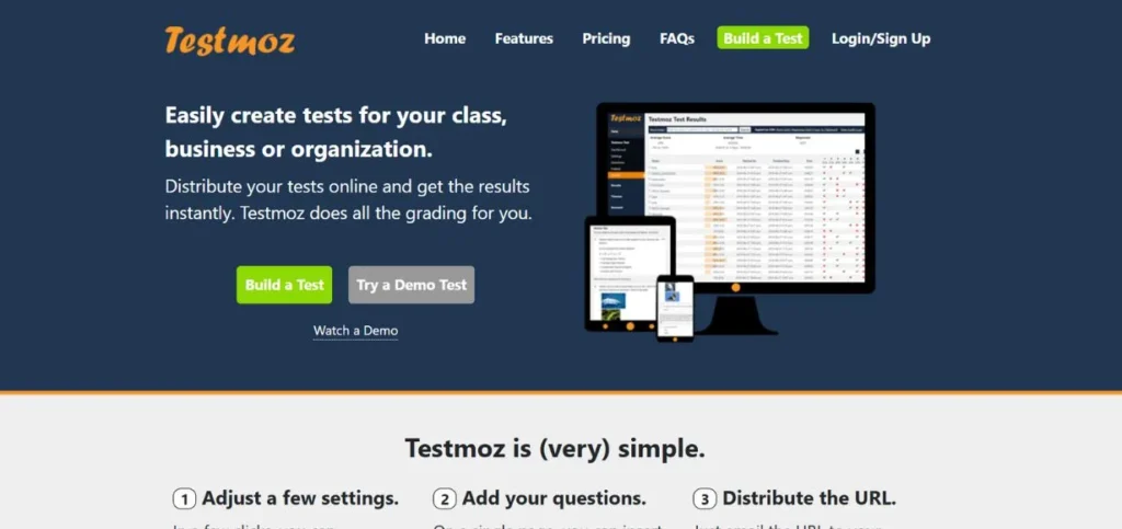 Testmoz - Online Assessment Tools
