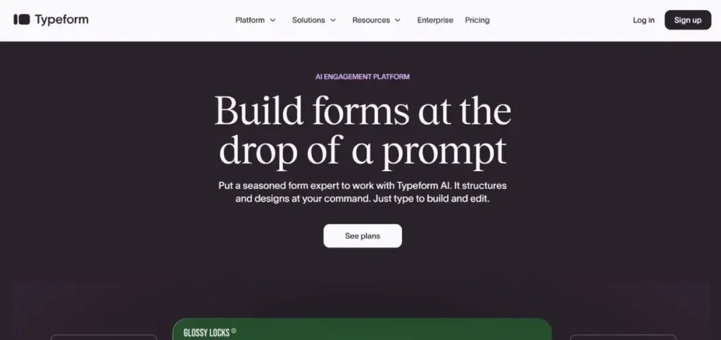 Typeform - Online Assessment Tools