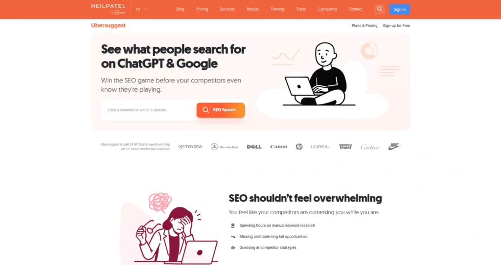 Digital Marketing Tools
- Ubersuggest