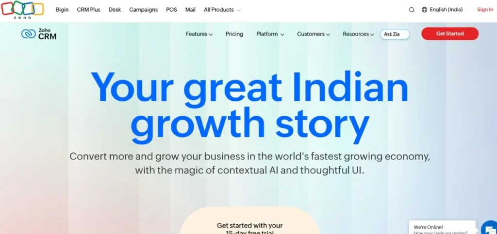 Zoho CRM - Best CRM Software