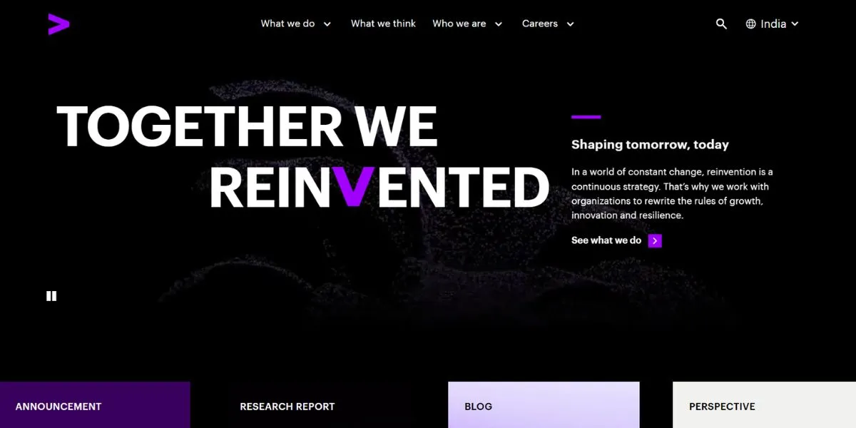 accenture - cybersecurity companies in Bangalore