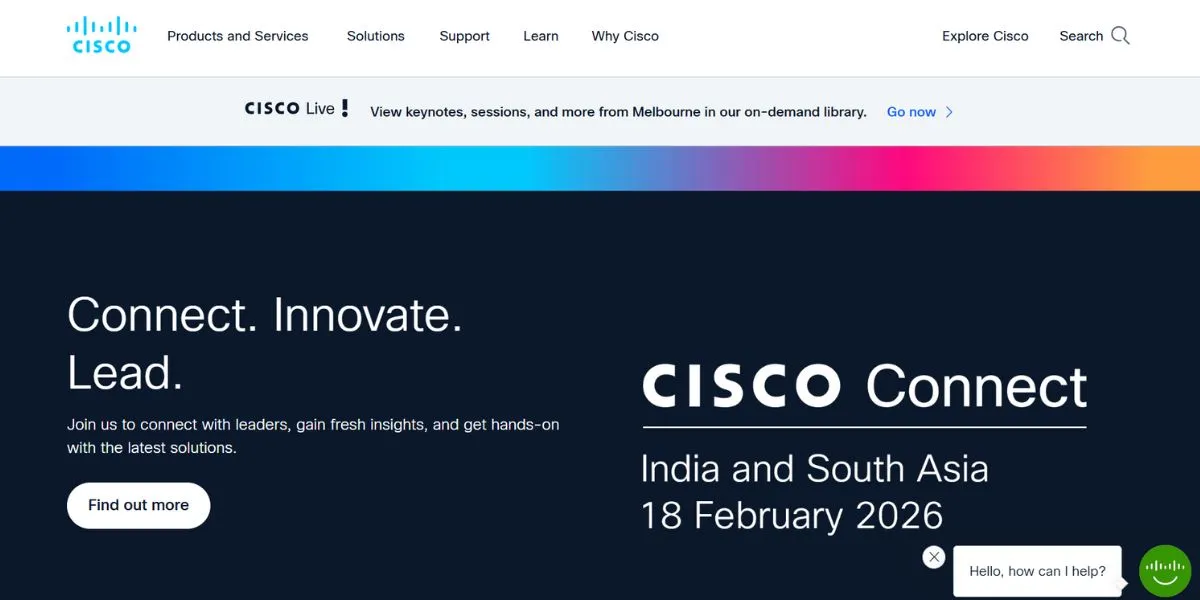 cisco - cybersecurity companies in Bangalore