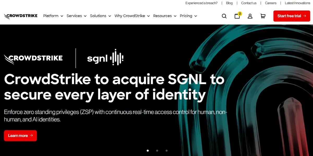 crowdstrike - cybersecurity companies in Bangalore