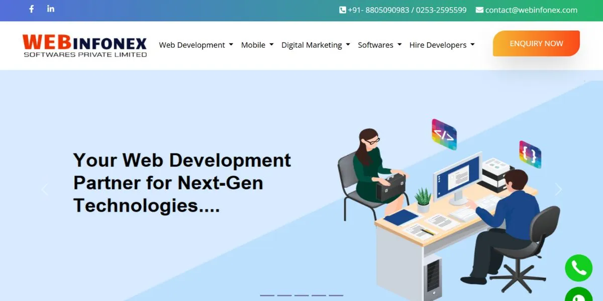 webinfonex - IT Companies in Nashik