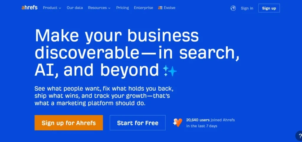 Ahrefs - AI SEO Tools That Replace SEO Agencies
