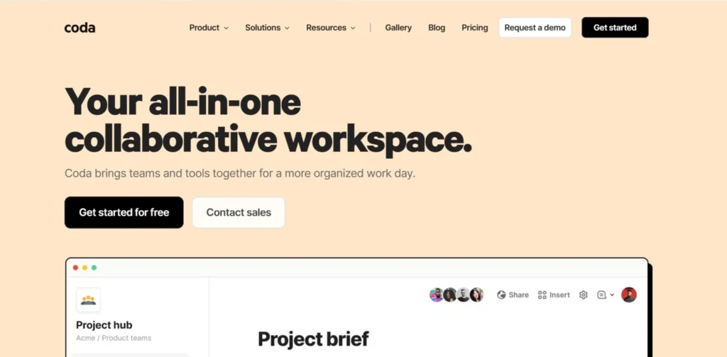 Best Document Collaboration Apps - Coda