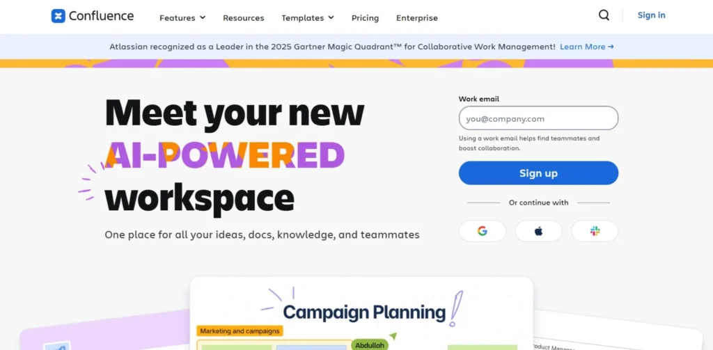 Best Document Collaboration Apps - Confluence by Atlassian