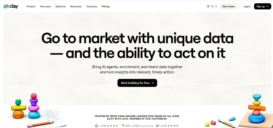 Clay - AI Web Scraping Tools