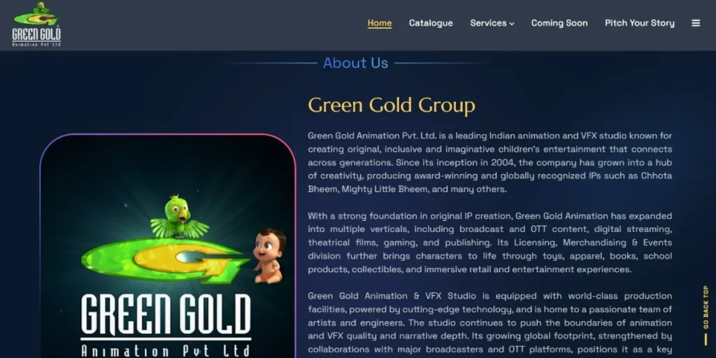 Green Gold Animation - Animation Companies in Hyderabad
