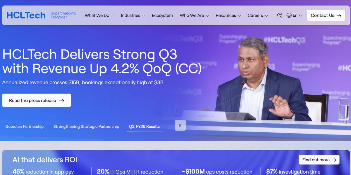 HCL Technologies - Cloud Companies in India