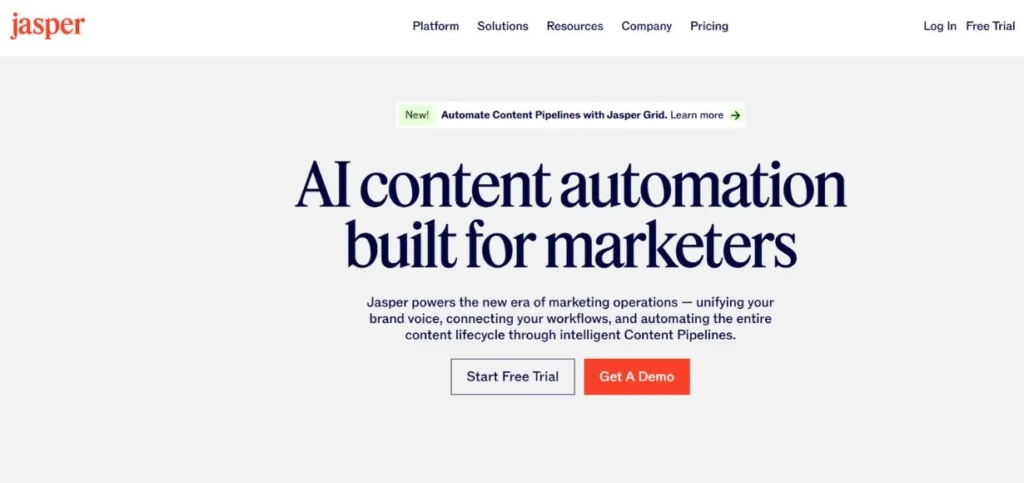 Jasper - AI SEO Tools That Replace SEO Agencies
