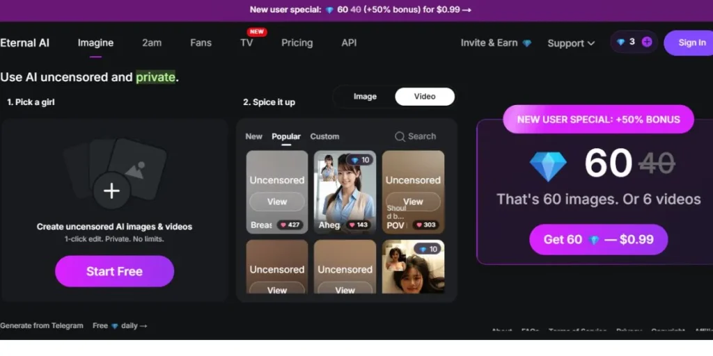 AI with no restrictions