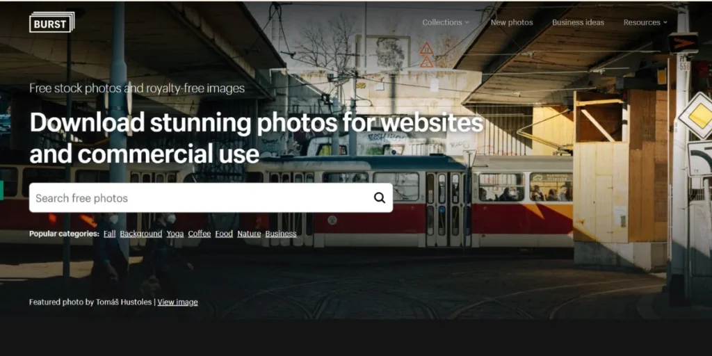 Burst by Shopify - Best Free Stock Image Websites for Bloggers