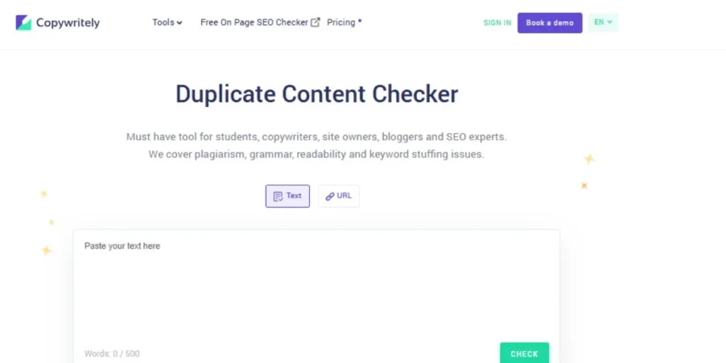 Duplicate Content Checker Tools