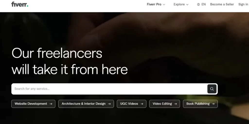 Fiverr - Best Profile Creation Sites for Freelancers