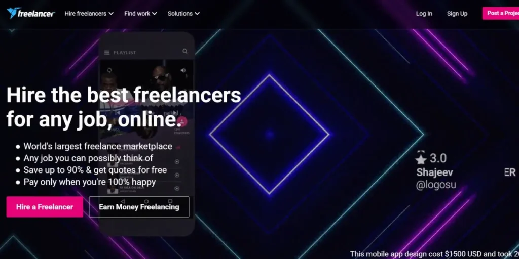 Freelancer.in - Best Profile Creation Sites for Freelancers