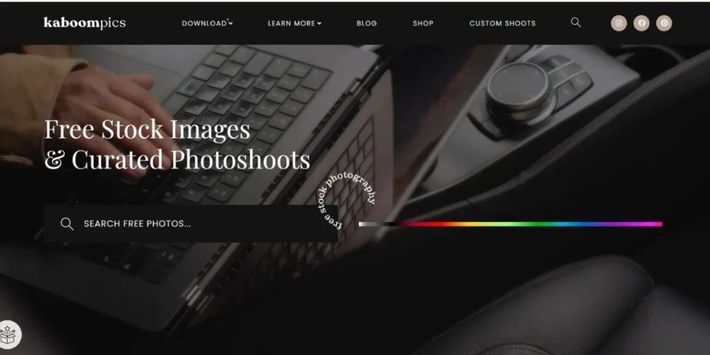 Kaboompics - Best Free Stock Image Websites for Bloggers
