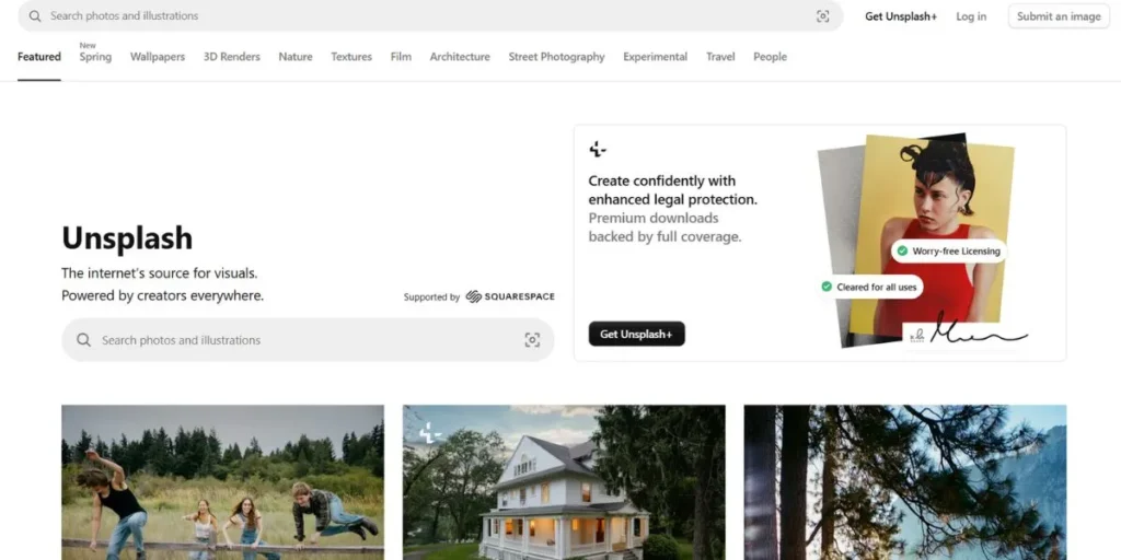 Unsplash - Best Free Stock Image Websites for Bloggers