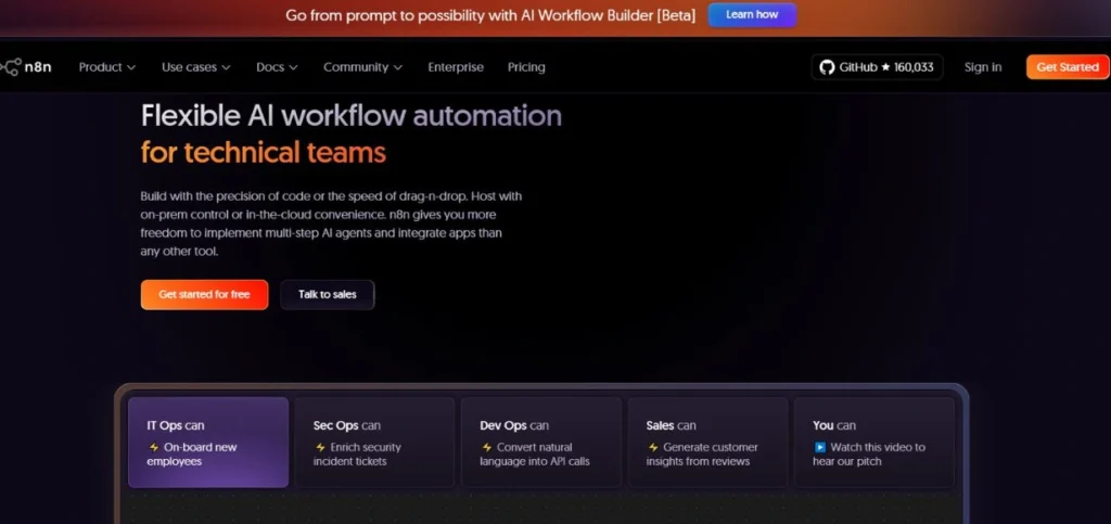 n8n - AI Workflow Automation Tools