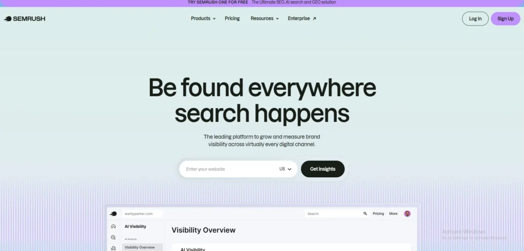 paid SEO tools-SEMrush