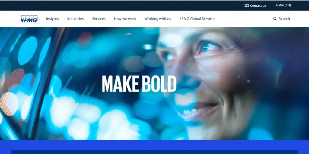 KPMG India - Big 4 Consulting Firms