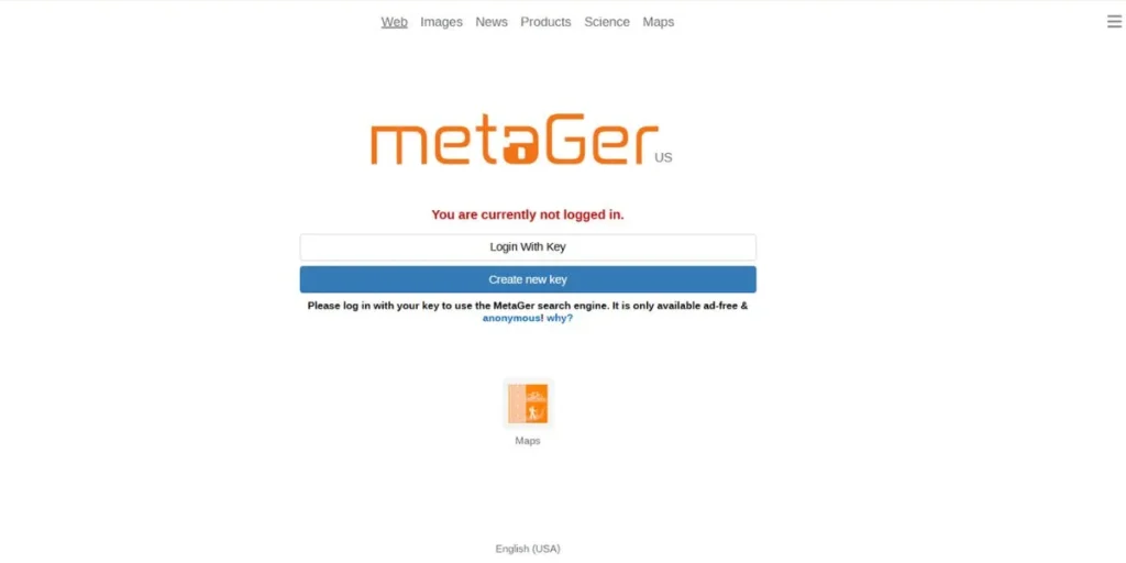 MetaGer - Conservative Search Engine